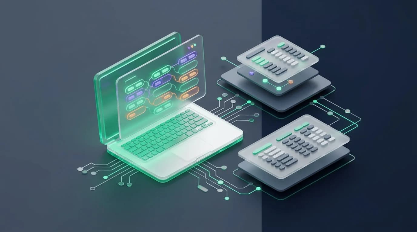 Data analyst reviewing an AI spreadsheet generator workbook for audit and migration